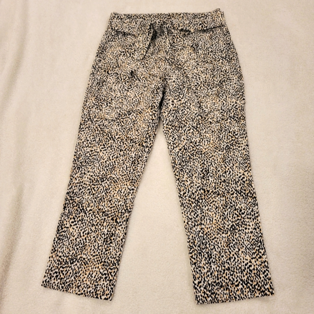 Jules & Leopold Leopard Print Pants